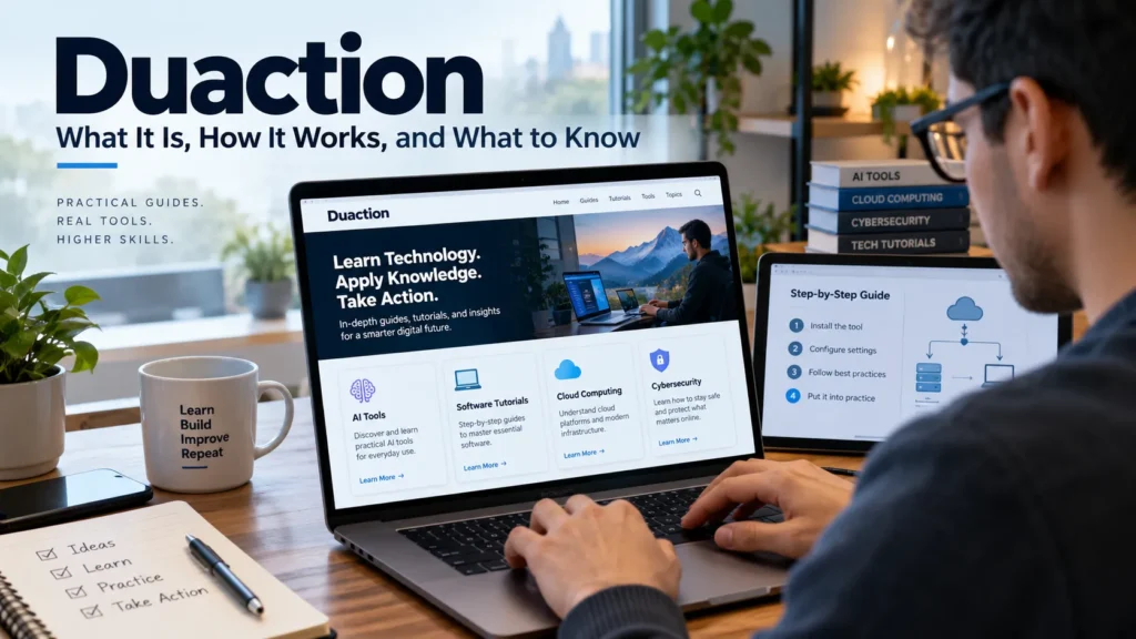 Duaction: Meaning, Website, Uses, and What to Know